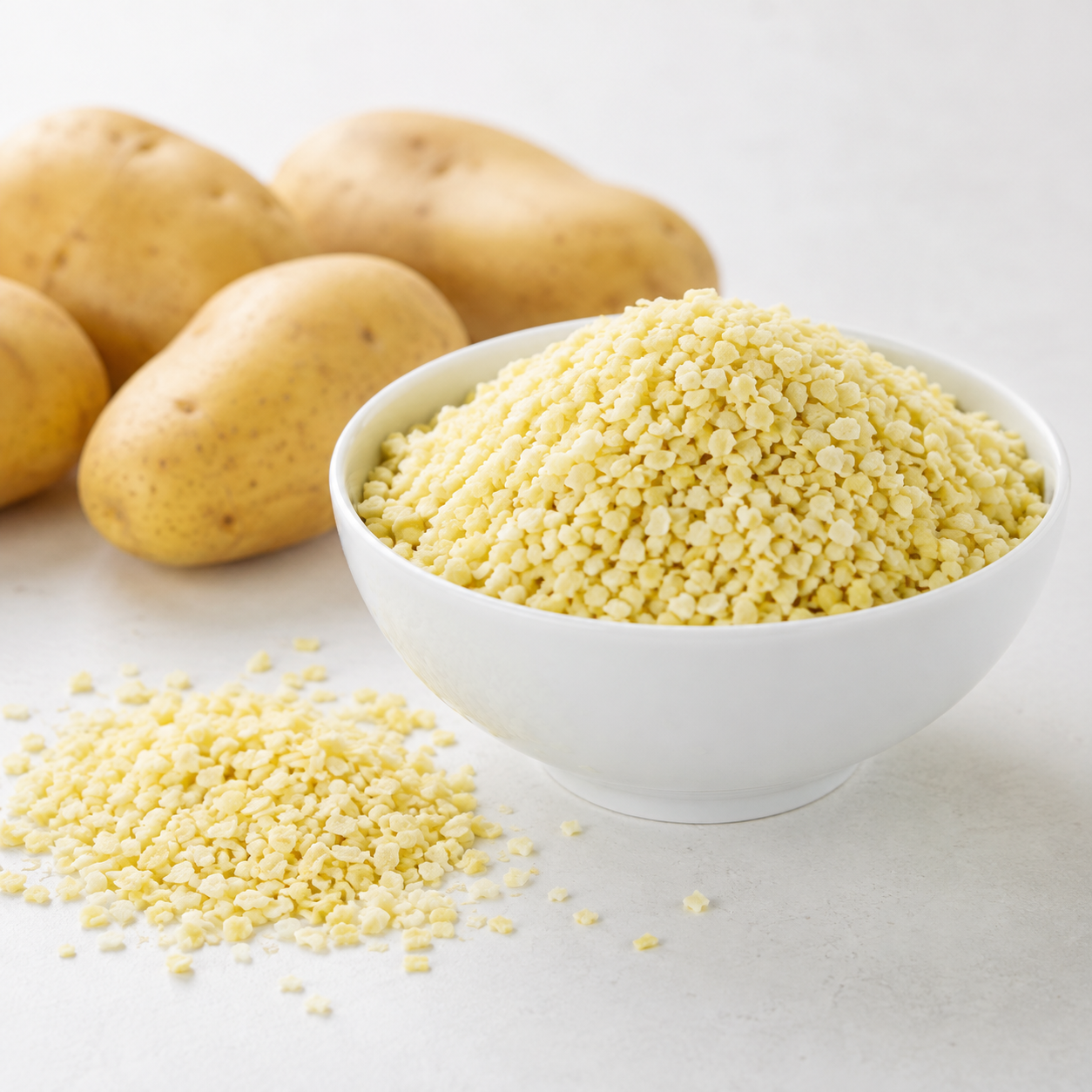 Free-Flowing Potato Granules